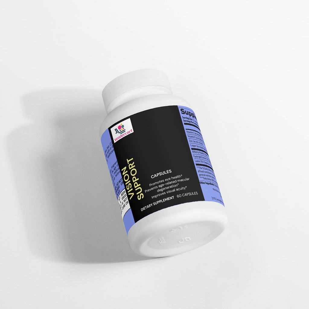 Vendercart Vision Support Supplement Eye Health, Visual Clarity, And Night Vision Boost